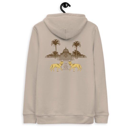 Coyote: Unisex essential eco hoodie