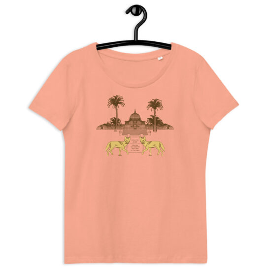 Coyote: Women's fitted eco tee